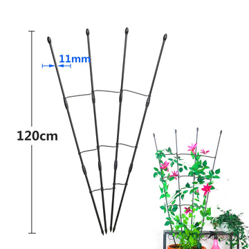 support plante grimpante grille métal anti rust noir blanc moderne facile jardin fleurs tomates