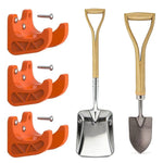 porte outils mural orange 3d moderne vis fixations poignées outils garage stockage