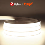 ruban led blanc adhésif dimmable wifi zigbee tuya alexa controleur moderne minimaliste