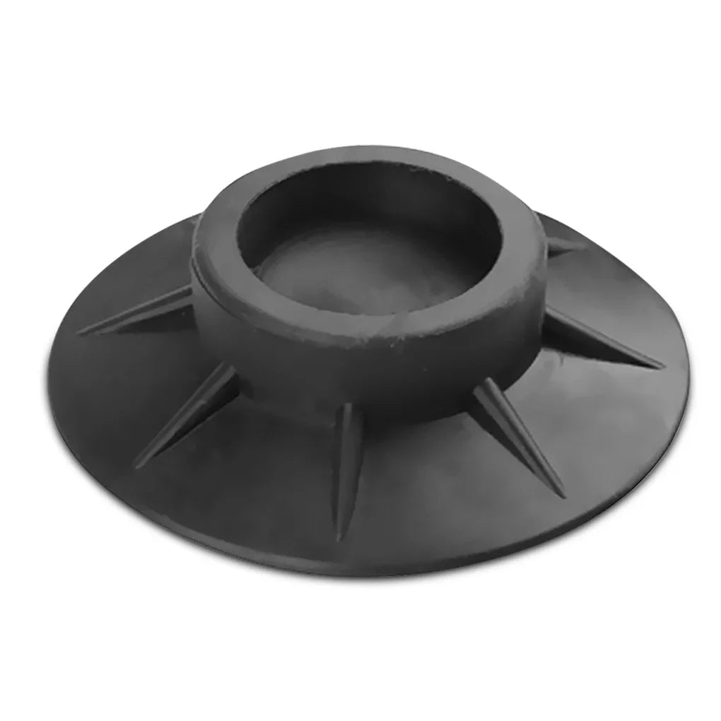 protège pieds machine laver anti vibration caoutchouc texturé ventouse noir gris blanc