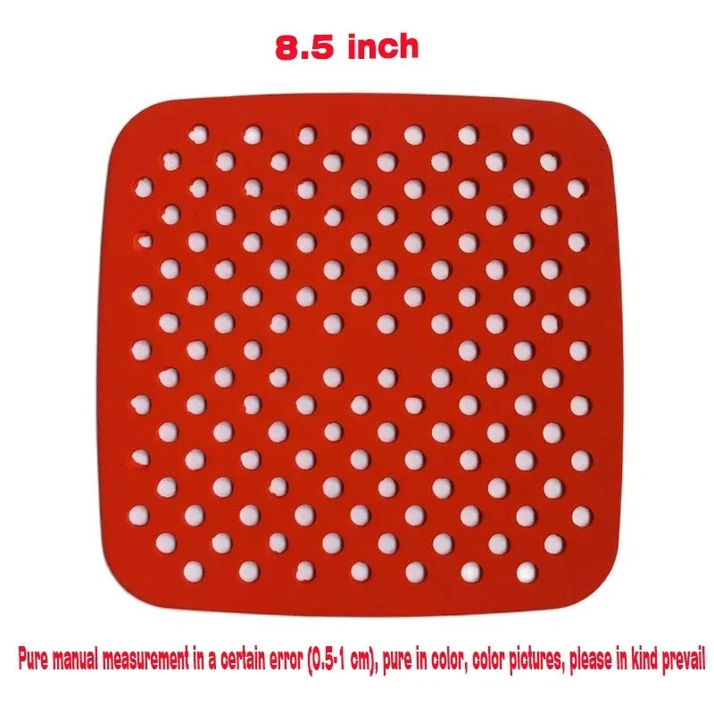 grilles cuisson friteuse air perforées rouge noir modernes clips fixation cuisine