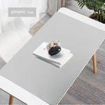 tapis table silicone bleu gris jaune vert uni minimaliste antidérapant isolant thermique