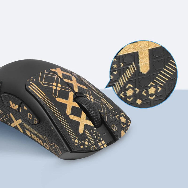 souris gaming noire or motif moderne caoutchouc sportif