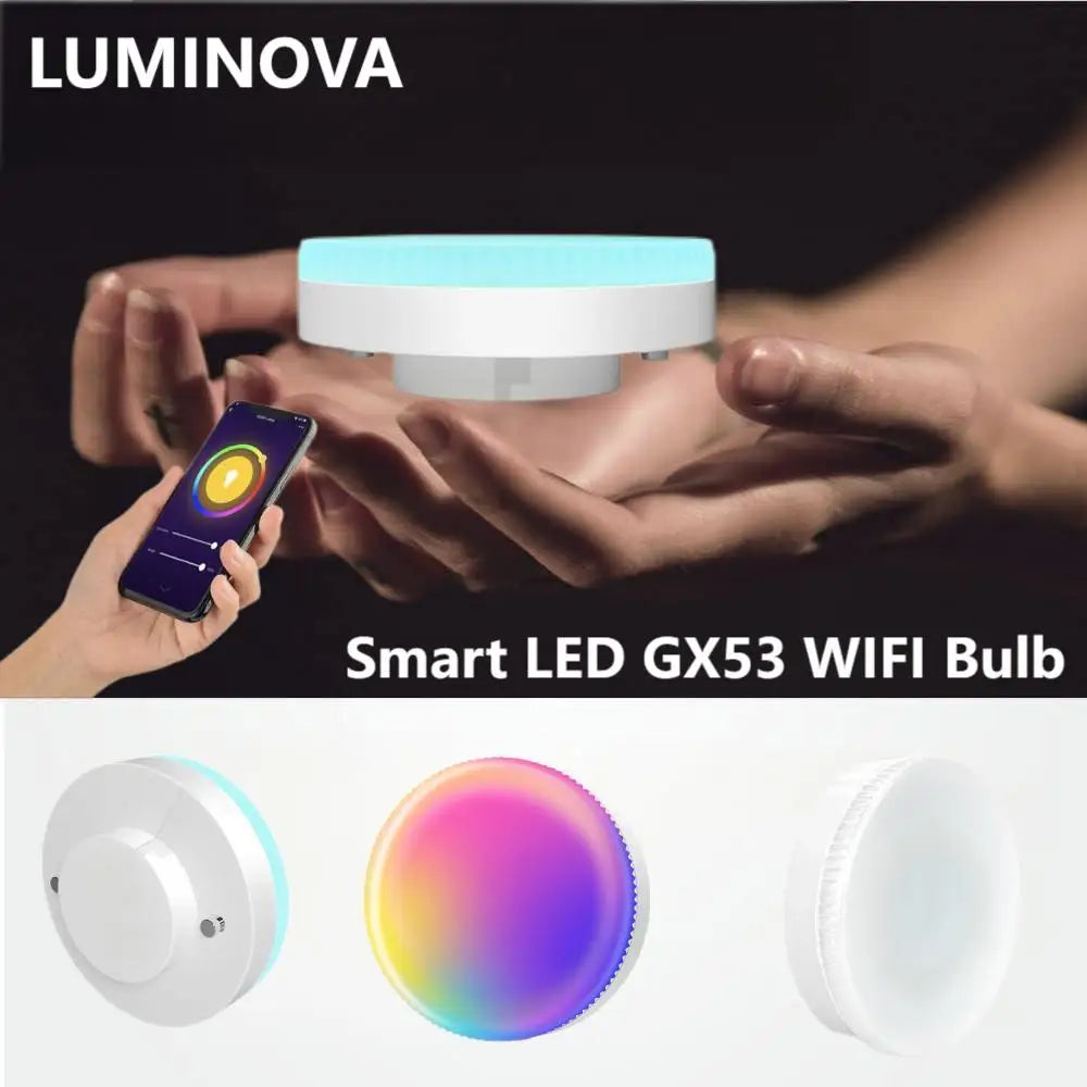 ampoule led intelligente blanc moderne wifi synchronisation musique 220v 50000h 120deg flux2492000lm