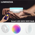ampoule led intelligente blanc moderne wifi synchronisation musique 220v 50000h 120deg flux2492000lm