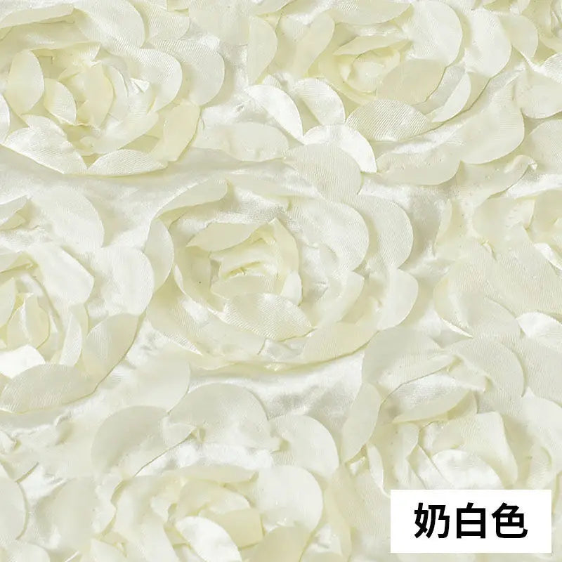 tapis mariage satin roses relief texturé violet rouge vert élégant antidérapant 50cm 130cm