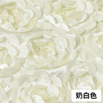 tapis mariage satin roses relief texturé violet rouge vert élégant antidérapant 50cm 130cm