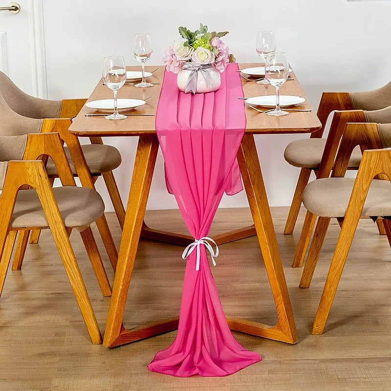 chinois moderne violetclair chemin table fixeruban opacité unimotif mariage fête transparent