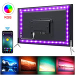 ruban led multicolore adhésif moderne usb bluetooth télévision ordinateur portable chambre