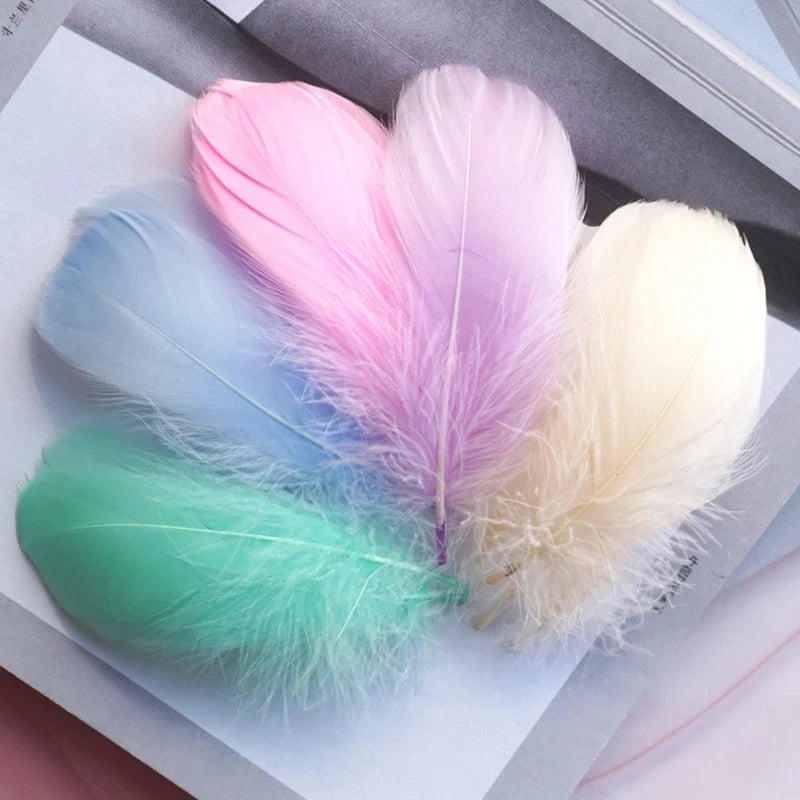 guirlande décorative bohème plumes led rose bleu vert violet blanc crème