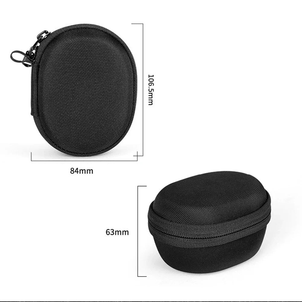boîte rangement montres tissu mat doublure mousse fermeture glissière noir rouge moderne pratique