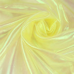 tissu organza holographique brillant rose violet bleu vert translucide moderne élégant polyester