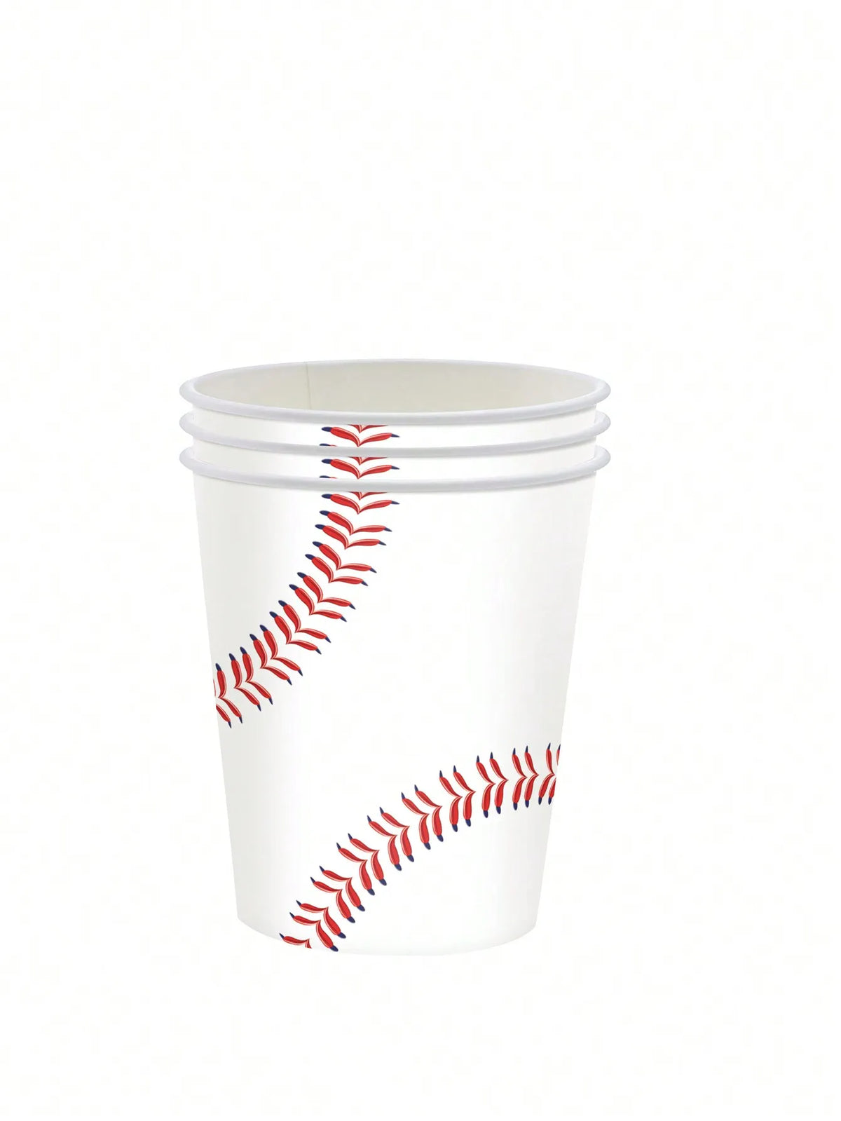 assiettes papier motif baseball blanc rouge fourchettes gobelets set festifs anniversaire mariage noël toutes