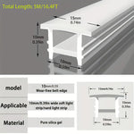 couverture silicone ruban led blanc moderne adhésif doux contemporain 1000cm 100cm 200cm