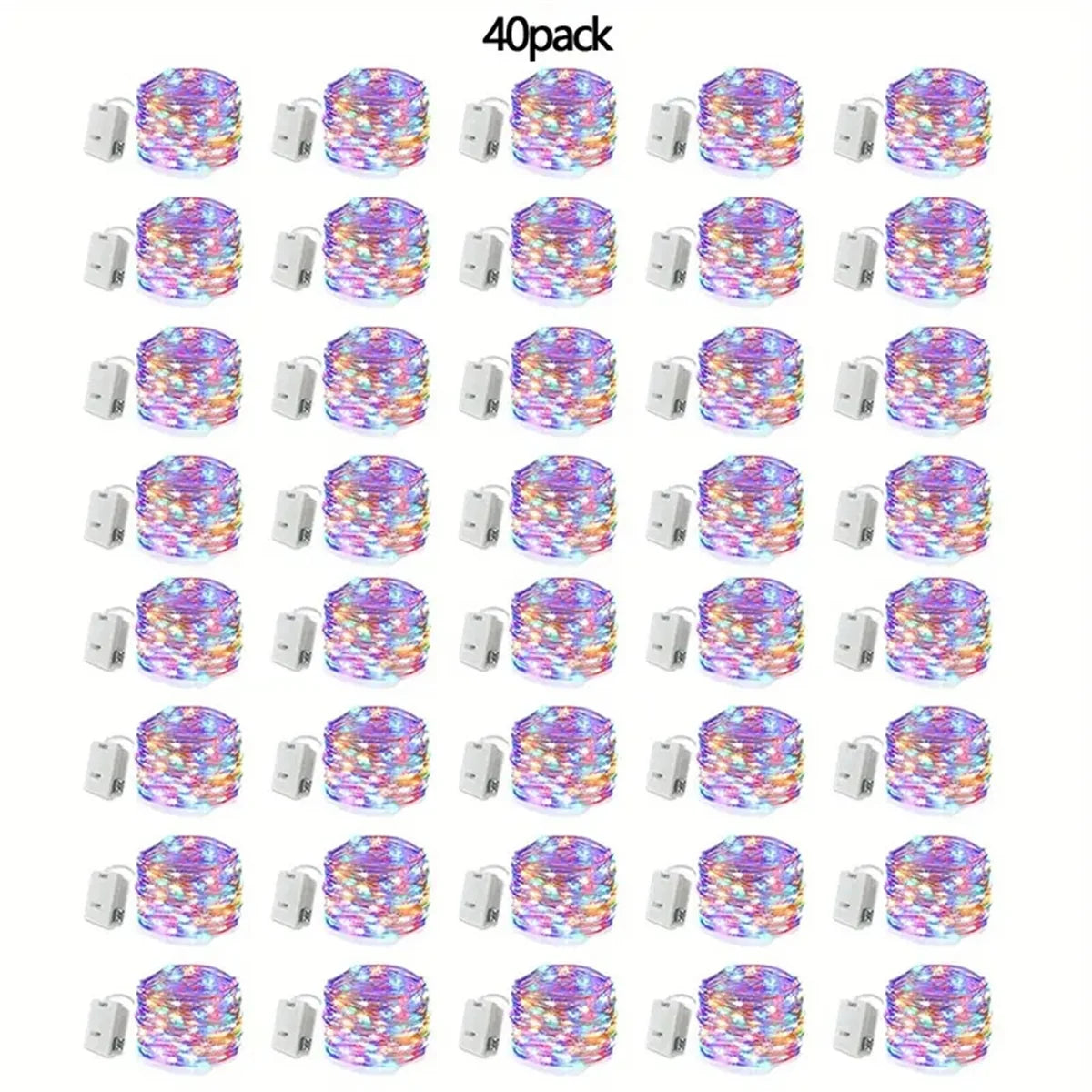 guirlande lumineuse noël dorée étoiles multicolore clips moderne décoration autoinstallation imperméable led