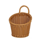 panier rangement tressé marron traditionnel respectueux environnement utilisation multiple poignées