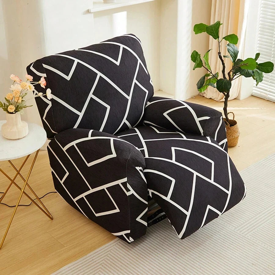 housse canapé moderne motif feuilles tropicales multicolore fauteuil salon canapé