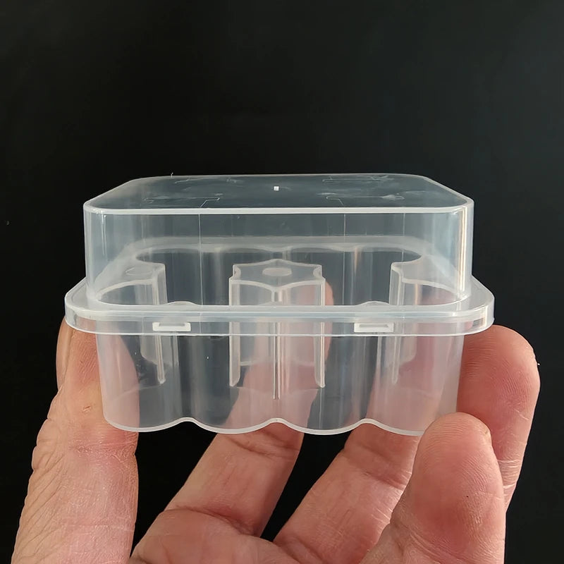 boite rangement transparente flacons tubes laboratoire plastique empilable organiseur pratique