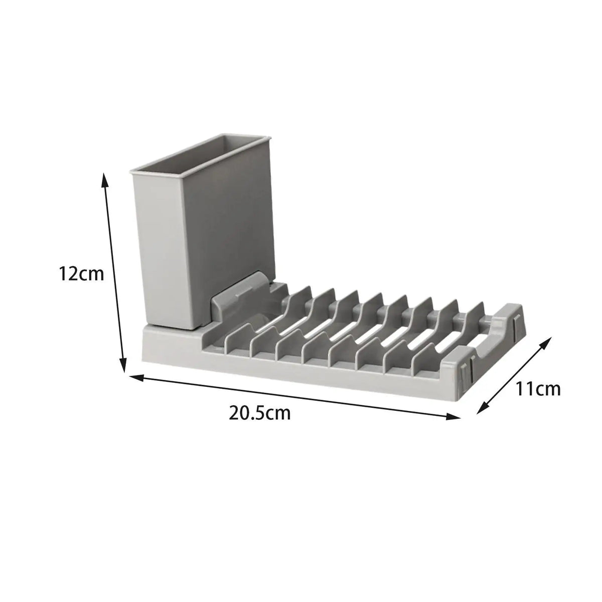 range assiettes pliable multifonction moderne ustensils porte couverts évier blanc gris noir decoration cuisine