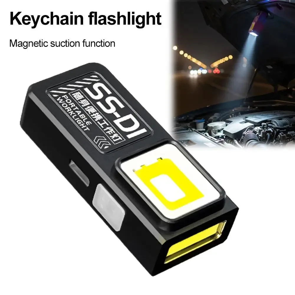 lampe torche rechargeable led usb étanche noire annneau métallique éclairage 100 200 metres moderne
