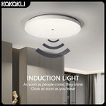 lampe détecteur mouvement infrarouge led moderne blanc flux lumineux large zone éclairage autoinstallation