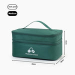 trousse médecine rouge réutilisable sac rangement oxford pratique compartiments médicaments première aide emergencesécole
