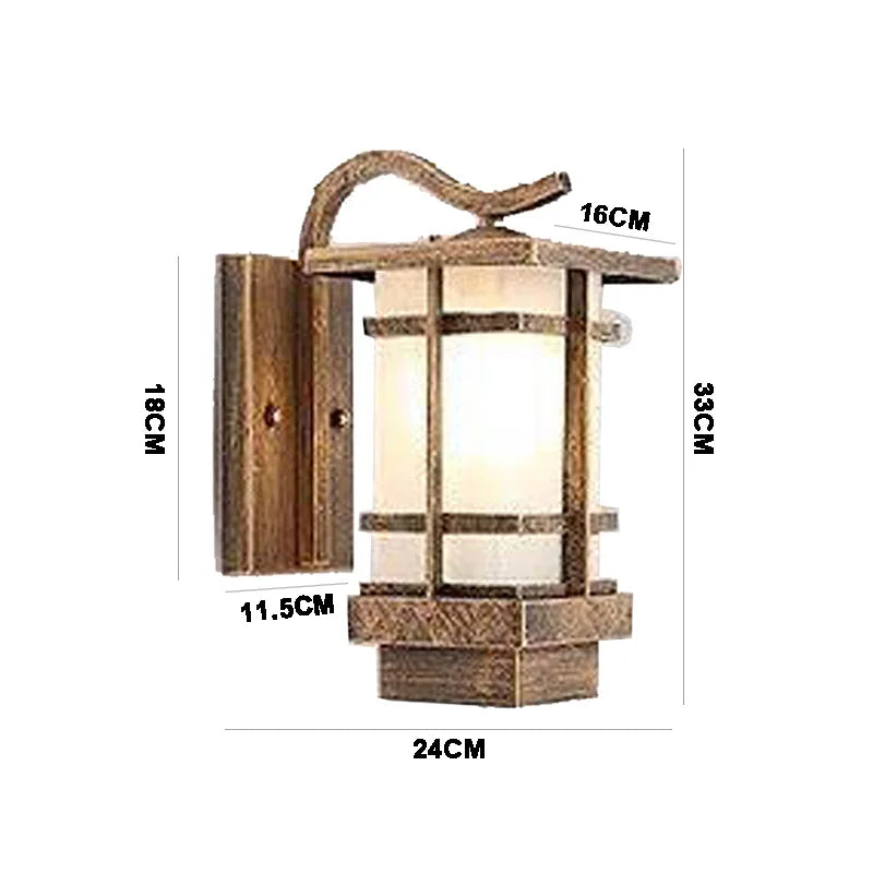 lampe murale moderne rustique couleur noir brun texture bois translucent mur fixe led chambre