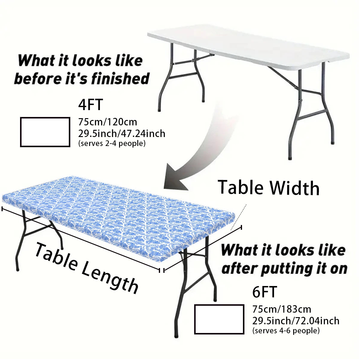 nappe table moderne motif floral bleu jaune beige coton polyester salle manger