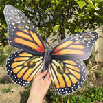 Détail du relief 3D d'un papillon décoratif pour fenêtre ou meuble