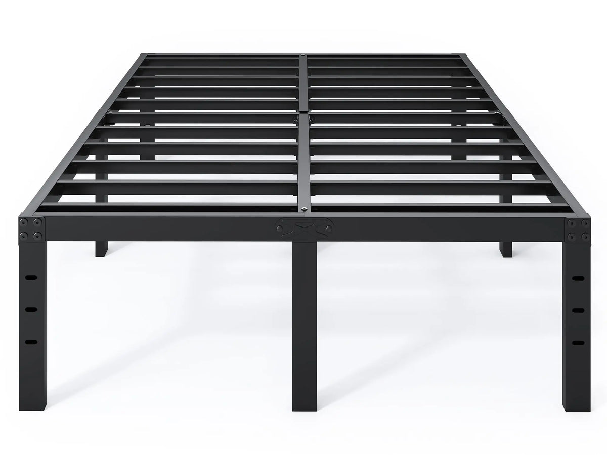 lit moderne cadre métal noir blanc minimaliste assemblage salon étude sieste