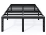 lit moderne cadre métal noir blanc minimaliste assemblage salon étude sieste