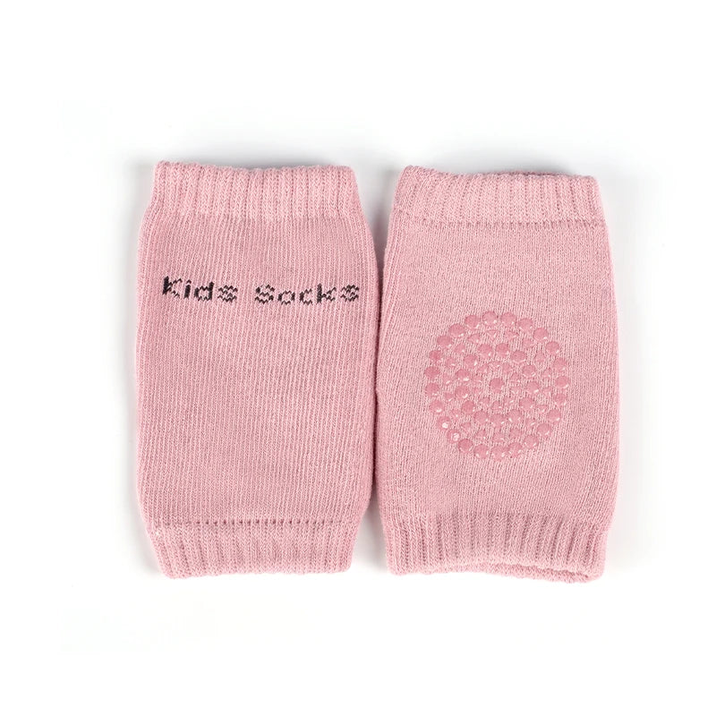 protège genoux bébé coton acrylique unisexe bleu clair jaune rose gris vert smiley brodés