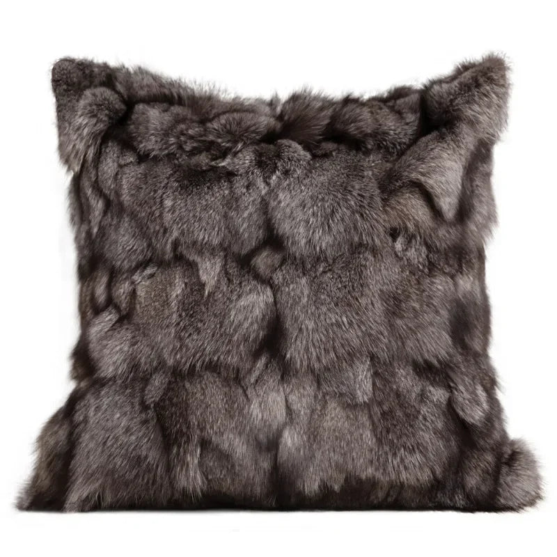 coussin imprimé léopard noir blanc moderne salon décoration canapé carré peluche adhésif