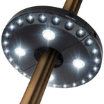 lampe solaire parasol led noir moderne clip jardin campingextérieur instructions inclusées