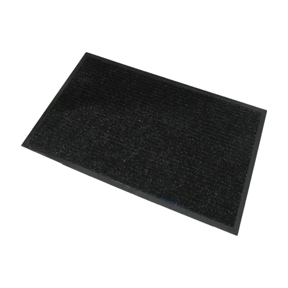 tapis sol antidérapant gris marron noir texturé stries verticales moderne minimaliste PVC non slip