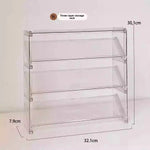 porte cartes anti poussière acrylique transparent personnages animés moderne rangement bijoux accessoiressealed dustproof