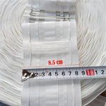 rideaux polonais ruban plissé clips polyester 10m 20m 30m 5m blanc moderne
