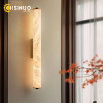 lampe murale moderne marbre blanc led 80cm haute qualité decorationintérieur