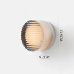lampe murale moderne blanc orange gris éclairage quotidien led verre fixée mur