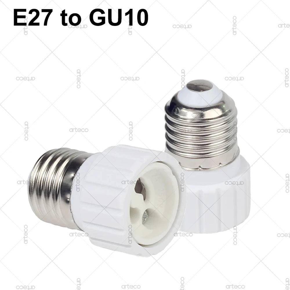 adaptateurs led e27 e40 b22 gu10 e12 e14 mr16 g9 blanc modernes opaques