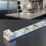 ruban led blanc moderne 65mm 10mm connecteur maison bricolage éclairage efficace