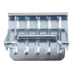 boucle sangle métallique argentée industrielle fixée trou traversant utilitaire