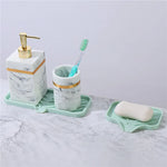 support savon silicone self draining moderne gris vert blanc rayures horizontales