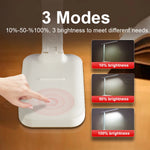 lampe led rechargeable blanc moderne minimaliste base plate flux lumineux variable ab