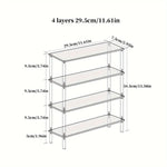 présentoir transparent acrylique support rangement vis fixations moderne cupcakes figurines