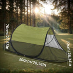 tente pop up anti insectes vert fluo moderne pliante voyage camping sac rangement polyester