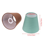 abat jour moderne rouge noir blanc beige vert turquois tissu texturé minimaliste lampe table