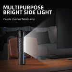 lampe torche led rechargeable tactique 2000lm aimantée multifonctionnelle boucle snap buckle