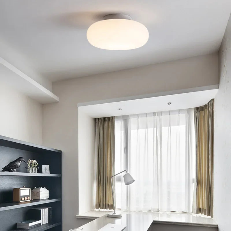 suspension lumineuse moderne 50cm blanc led câble ajustable opacité chambre salon