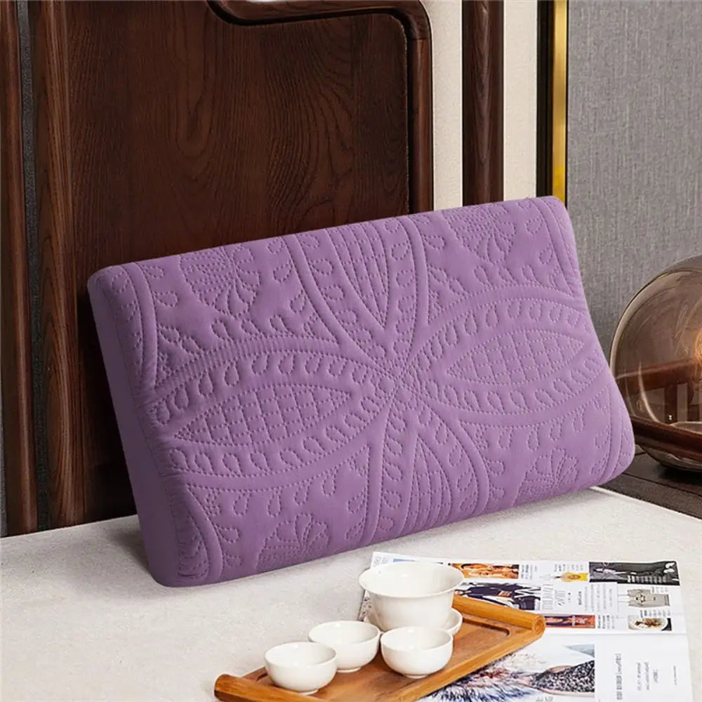 taies d'oreiller coton motif floral moderne 30x50cm zip couleurs variées bleu vert rose violet